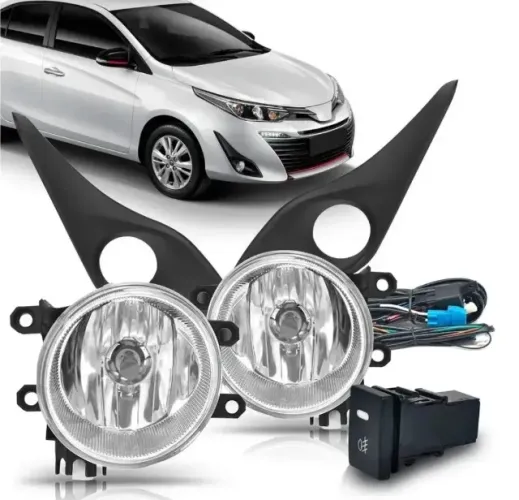 Kit de Farol de Milha Toyota Yaris 2018 a 2021 Novo Original Toyota