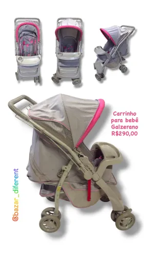 Carrinho para bebê Galzerano