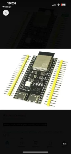 ? Placa de Desenvolvimento ESP32 Wi-Fi + Bluetooth | USB-C | Nova