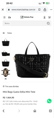 Bolsa original Guess importada