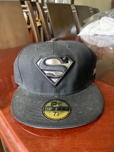 Boné SuperMan - preto/prata - New Era