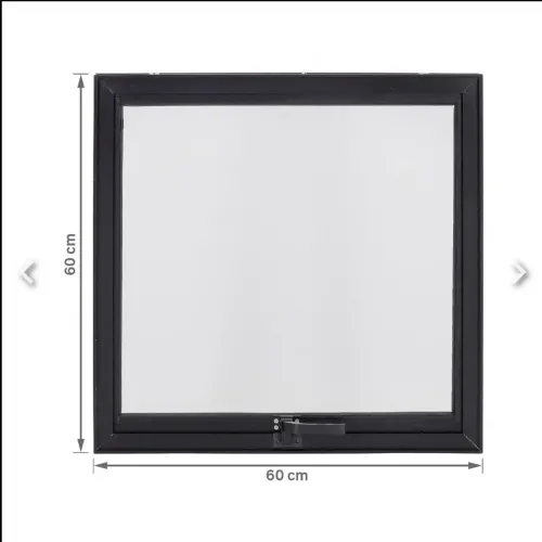 Janela de Alumínio Maxim-ar 60x60cm com Vidro 4mm