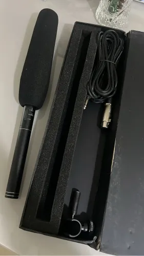 Microfone shotgun Omini direcional novo
