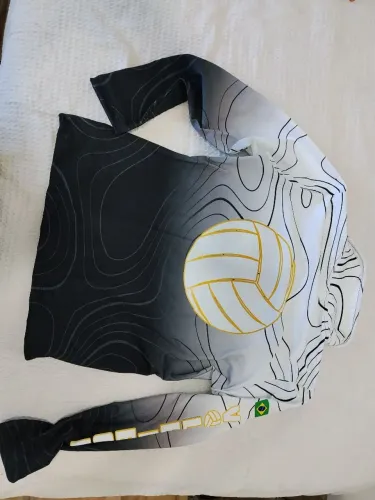 Agasalho voleibol feminino tamanho Pv e camiseta vôlei P.