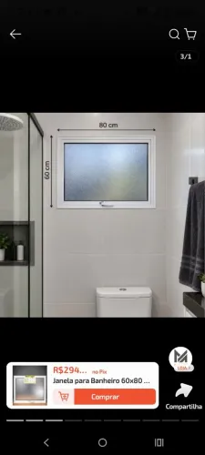 2 vitro para banheiro