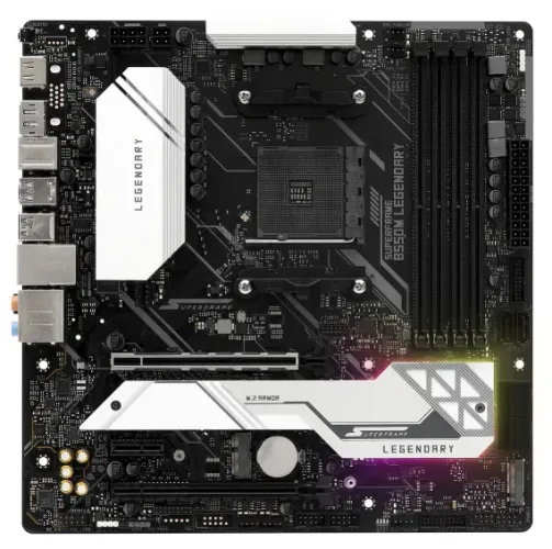 Placa Mãe SuperFrame B550M Legendary Series Chipset B550, AMD, AM4, mATX, DDR4