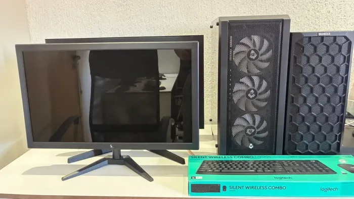 Vendo PC gamer completo (tela, teclado, mouse, gabinete) novo nunca usado