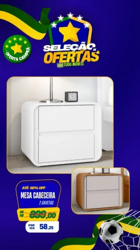 MESA DE CABECEIRA LOOP