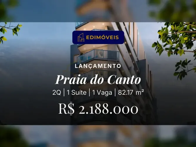 Seu novo lar em Praia do Canto: apartamento com 2 quartos e terraço!