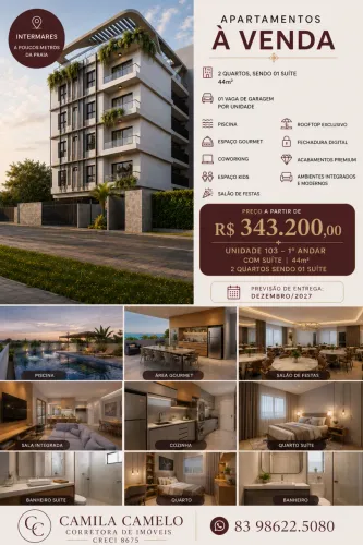 Vendo - Apartamentos novos em Intermares