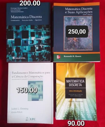 Livros Matemática discreta