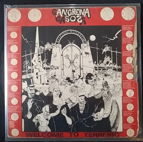 LP Gangrena Gasosa - Welcome To Terreiro (1989) Original + Encarte Raro
