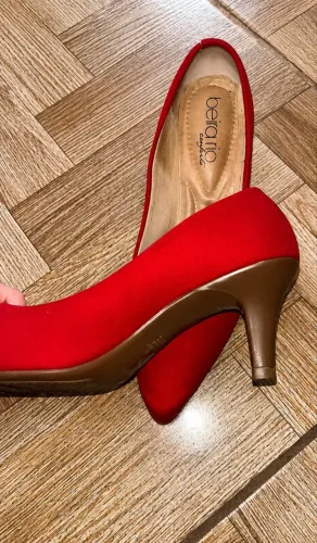 SCARPIN BEIRA RIO VERMELHO - Nº 36