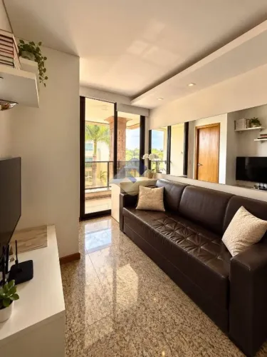 Flat mobiliado no Life Resort, SHTN | 34 m² | Vista para o Lago | Condomínio , Luz e IPTU