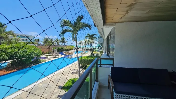 Apartamento MOBILIADO e Pé na areia para Locação em Ponta de Campina, Cabedelo/PB
