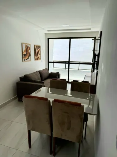 Apartamento para aluguel, 02 quartos,novo, mobiliado, varanda, elevador, piscina, em Inter