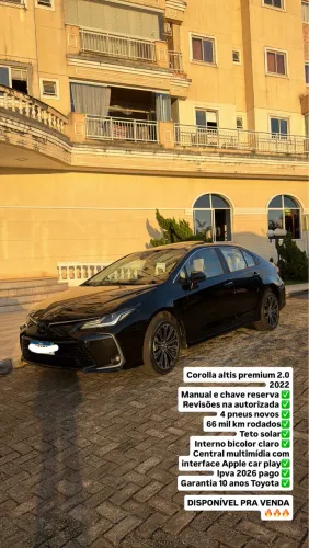 Toyota Corolla Altis 2.0 Flex 16V Aut. 2022
