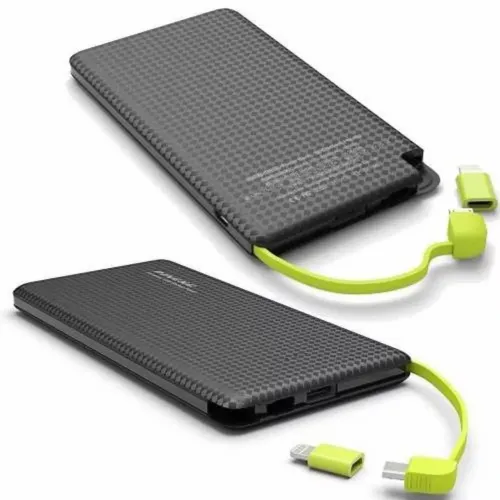 Carregador Portátil 10.000mAh WUP-951 Preto Power Bank Alta Capacidade