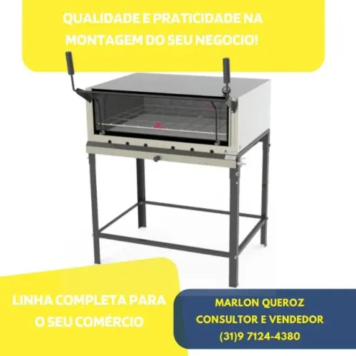 Forno com Pedra Refratária 90x90CM Progas
