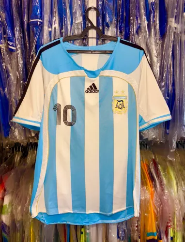 Camisa Argentina Copa do Mundo 2006 Retrô #10 Maradona
