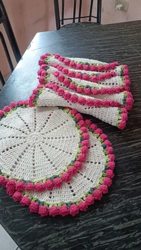 Kit 4 Soulplast com tulipas para mesa posta 