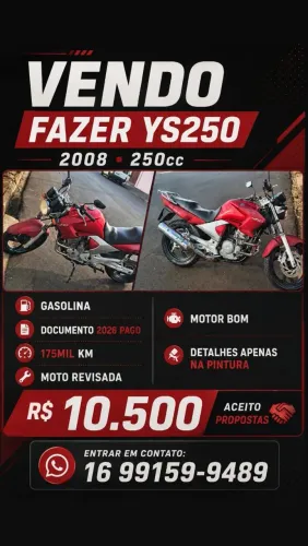 Fazer YS 250 2008