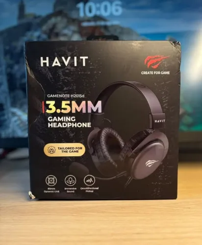 Headset Gamer Havit H2015D Preto (Fazemos entregas!)