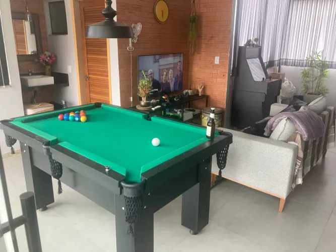 Mesa de Sinuca Sob Medida (preta)