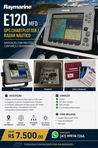 Raymarine GPS TELA E-120