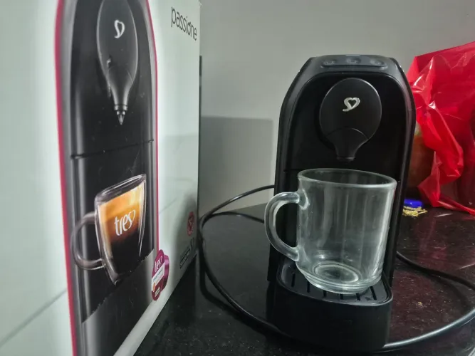 Cafeteira 3 corações