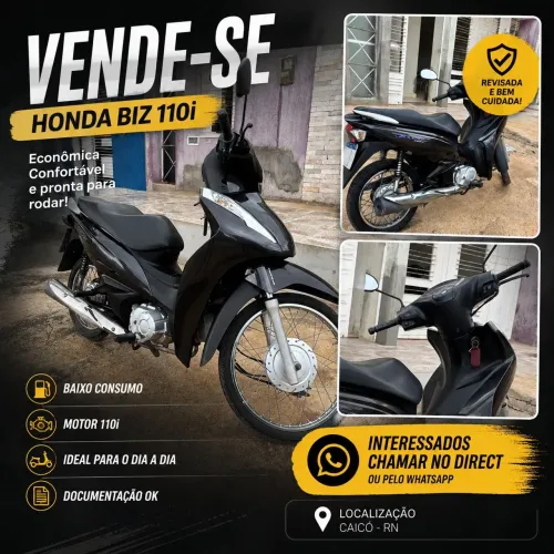 HONDA BIZ 110i À VENDA<br>