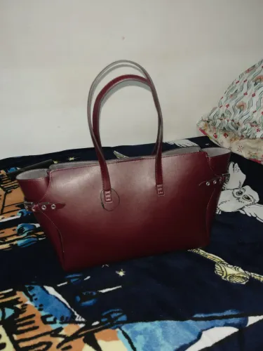 Bolsa Zara Tote Vinho