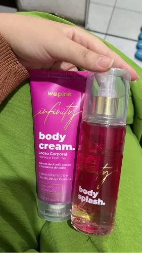 Body sprash e body Cream Infinity - WEPINK