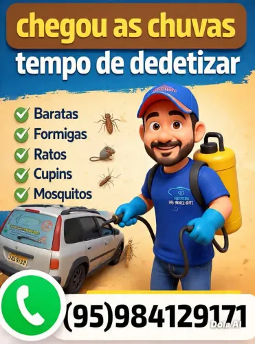 dedetizar e desratizar 
