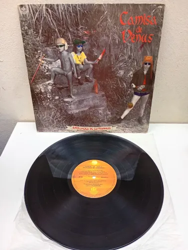 LP Disco Vinil Camisa de Vênus - Batalhões de Estranhos c/ encarte Rock<br>1985 com encarte