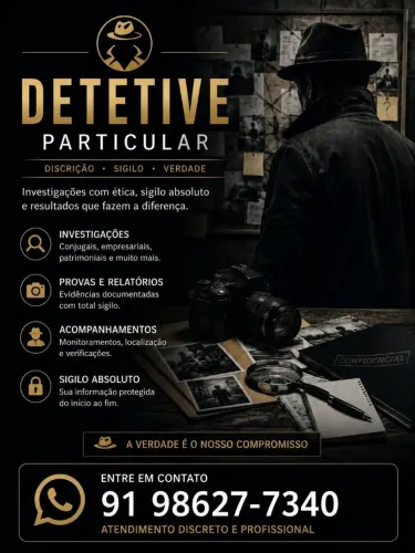 DETETIVE PARTICULAR (INVESTIGAÇÃO)