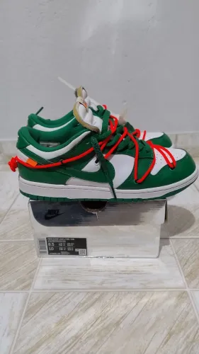 Dunk off-white Pine Green t: 40 quase novo raridade