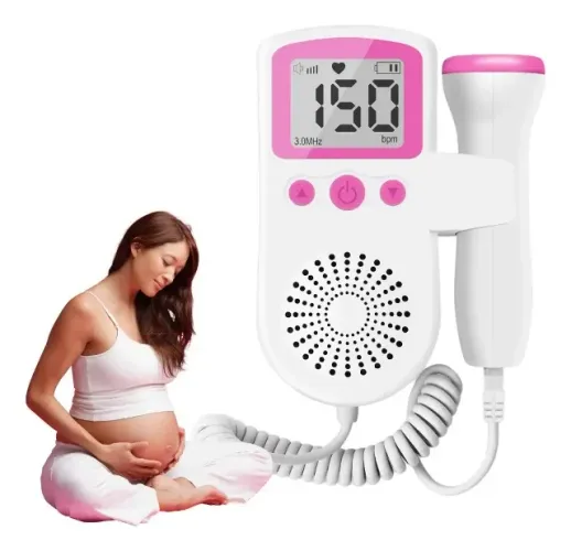 Sonar Fetal Doppler Ultrassom Ouvir Batimentos Bebe Portátil monitor de frequência fetal