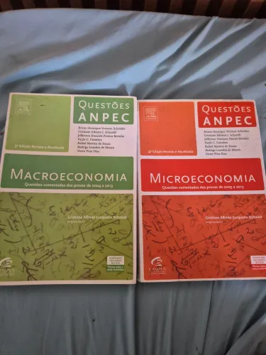 Livro Macroeconomia & Licro Microeconomia Exercícios para ANPEC