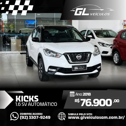 Nissan Kicks SV 1.6 16V Flexstar 5P Aut. 2018