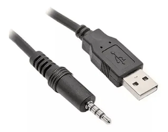 Cabo P2 x Usb Macho 1,5m Para Som 