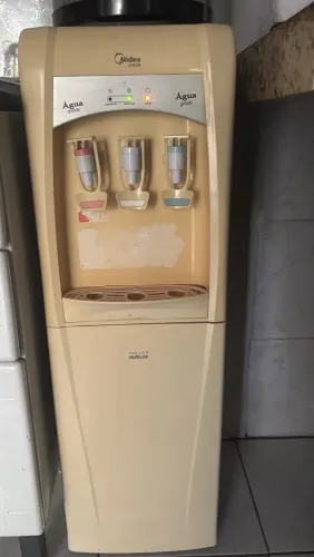 Bebedouro de Coluna Midea 3 Torneiras Funcionando Tudo