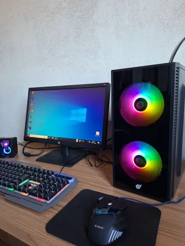 Computador novo completo, intel i5 + 12GB Ram + 256GB Ssd + monitor 20