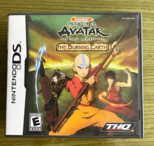 Avatar The Last Airbender The Burning Earth Nintendo DS Original Completo