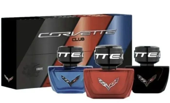 kit com 3 perfumes corvette clube com 50 ml cada ,novos na caixa 