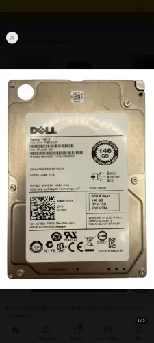 HD sas Dell 146 gigas