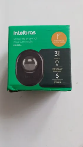 Intelbras <br>Sensor de presença p iluminação intelbras novo