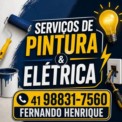 Serviços de Elétrica e Pintura 