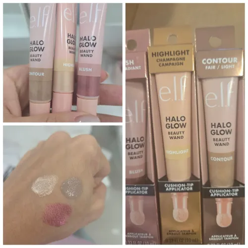 Elf contorno fair blush berry e iluminador champanhe