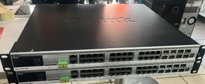 Switch Gigabit PoE D-Link DGS-3420-28PC 24P